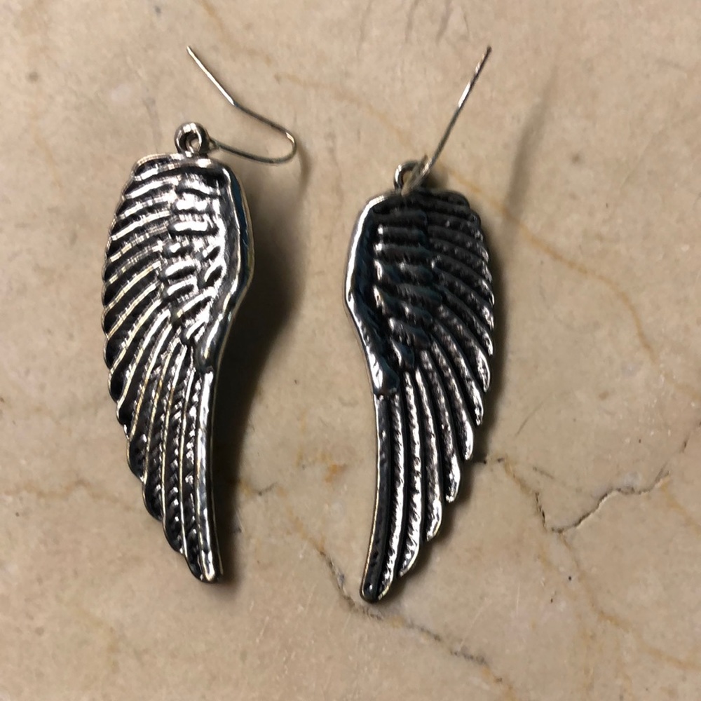 Feather earrings
